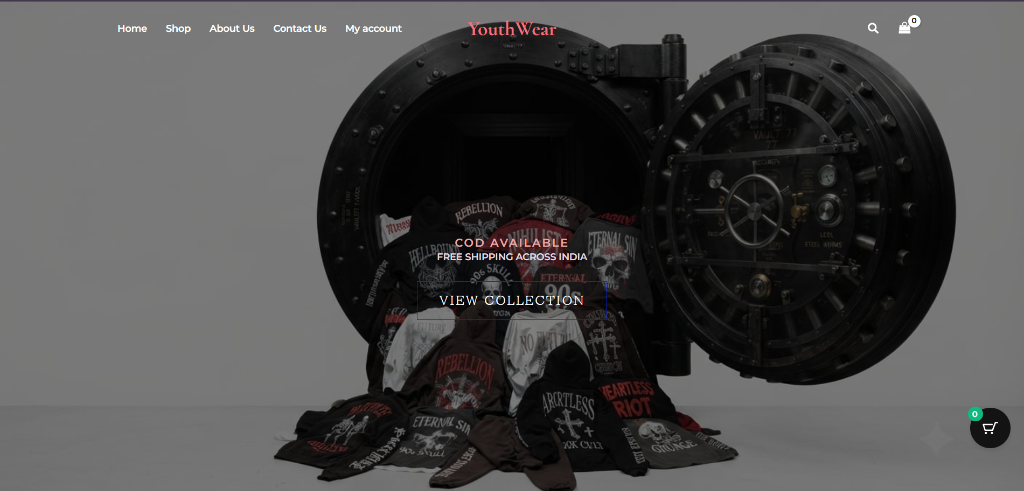 YouthWear Website Preview